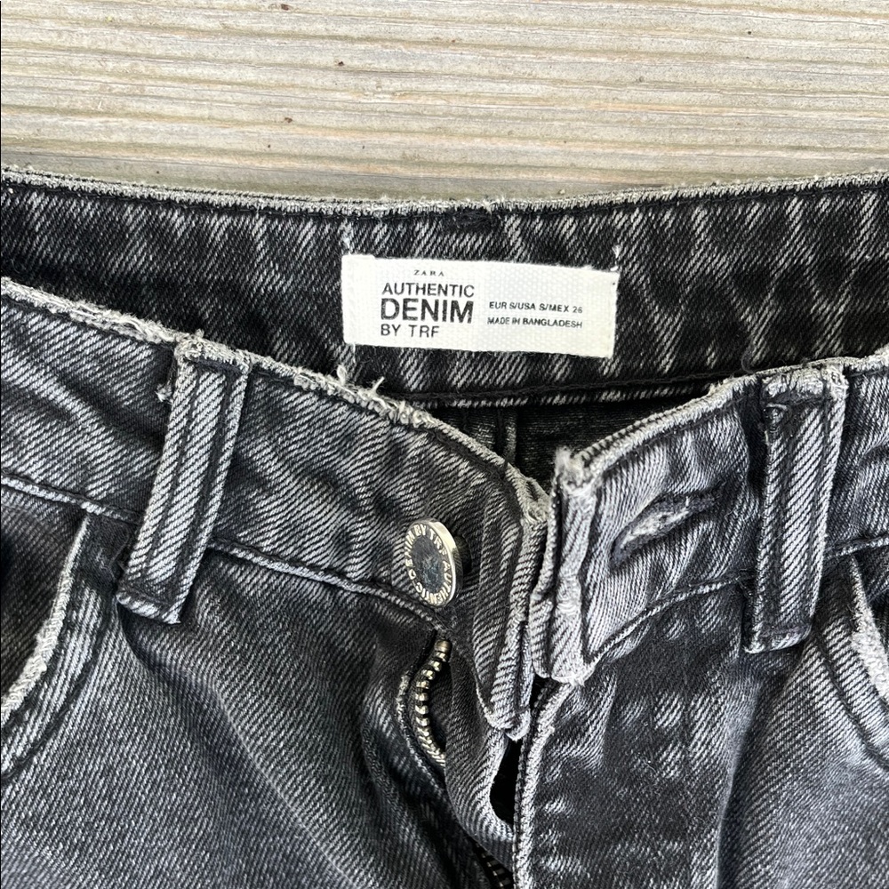 Zara Authentic Denim Skirt in Charcoal - Picture 2 of 3